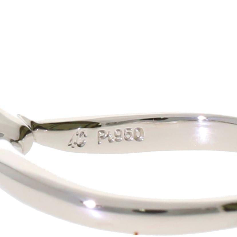 /4℃ PT950ダイヤリング0.163ct//Aランク/05