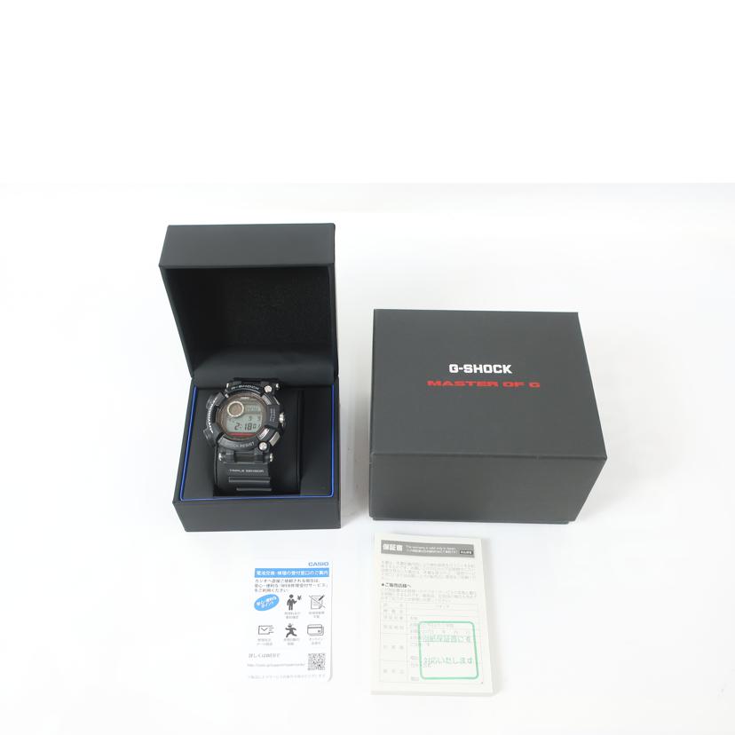 CASIO カシオ/G-SHOCK マスターオブGフロッグマン ソーラー電波時計/GWF-D1000-1JF//201*****/ABランク/65