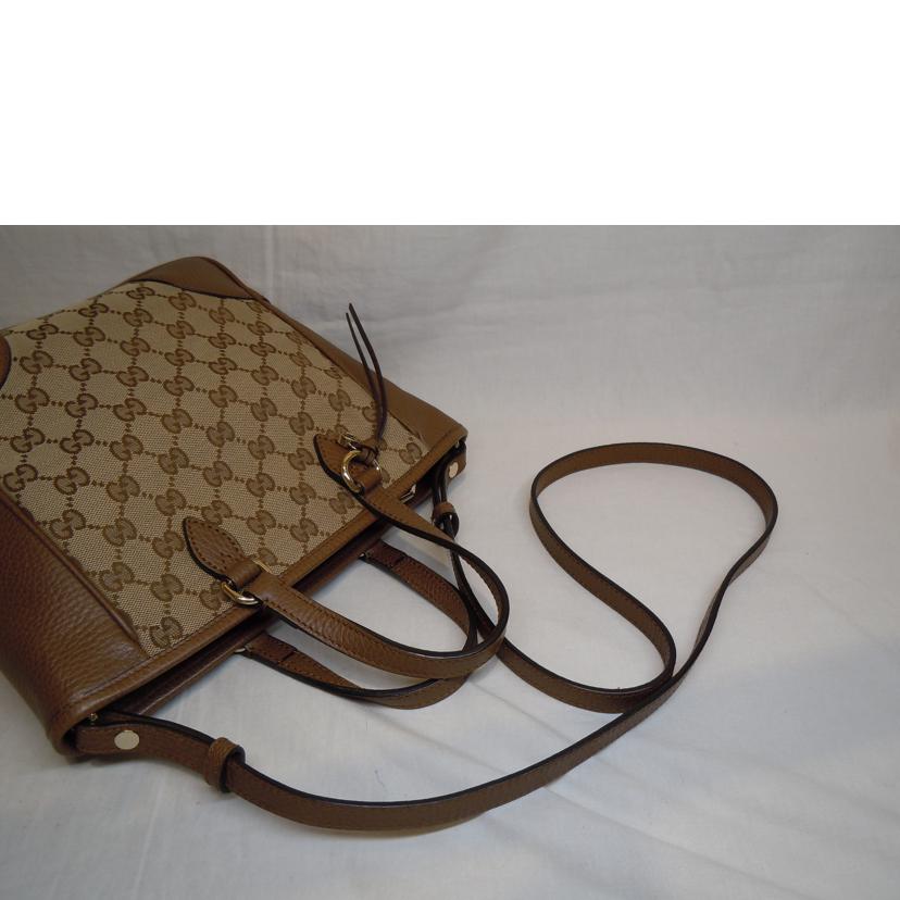 GUCCI グッチ/GGキャンバス/2wayチャーム付/449241//204***/Aランク/92
