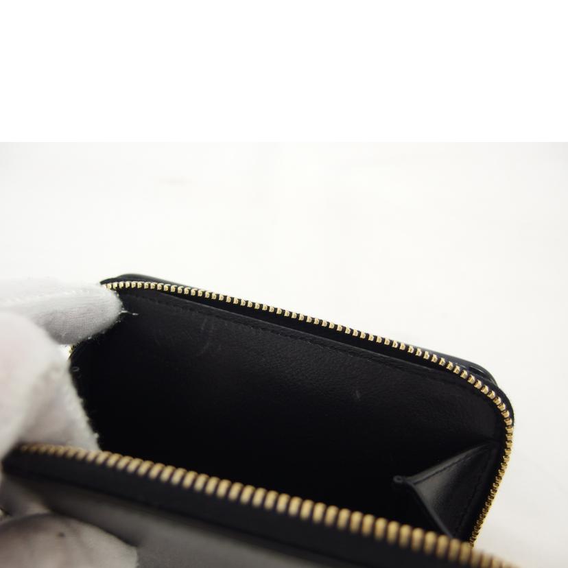 SAINT LAURENT サンローラン/タイニーモノグラム/ラウンドファスナー二つ折り財布/ブラック/GUE635263//062*/ABランク/04