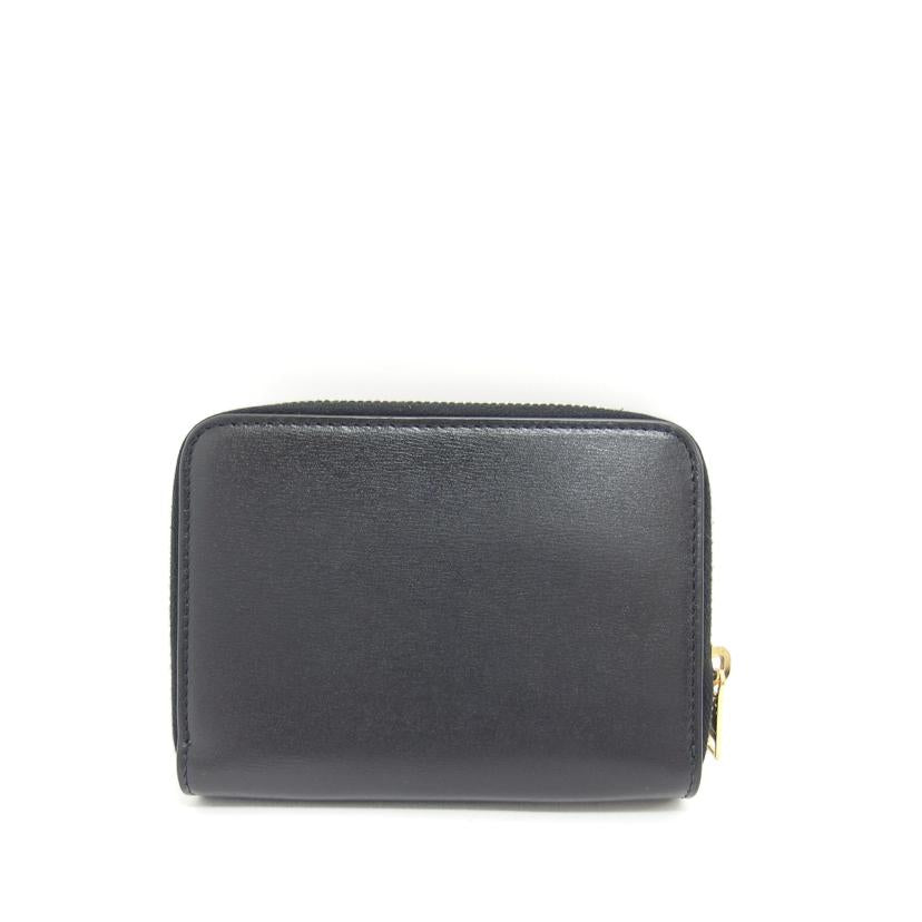 SAINT LAURENT サンローラン/タイニーモノグラム/ラウンドファスナー二つ折り財布/ブラック/GUE635263//062*/ABランク/04