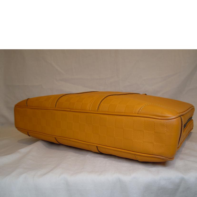 LOUIS VUITTON ルイヴィトン/ポルトドキュマンヴォワヤージュソラール/ダミエアンフィニ/オレンジ/N41218//BA1***/Aランク/92