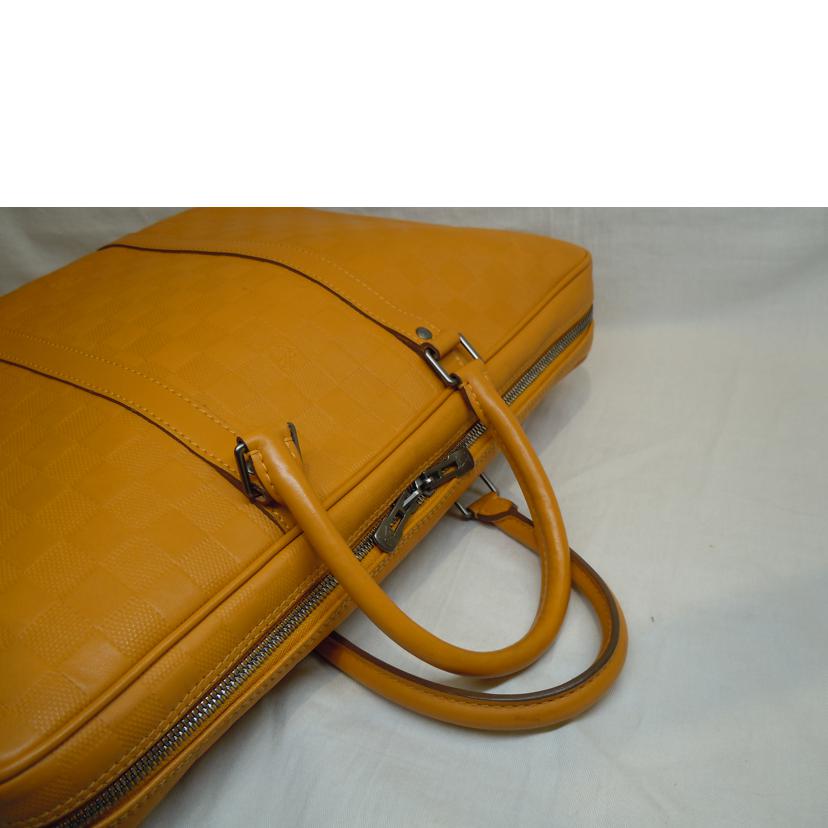 LOUIS VUITTON ルイヴィトン/ポルトドキュマンヴォワヤージュソラール/ダミエアンフィニ/オレンジ/N41218//BA1***/Aランク/92