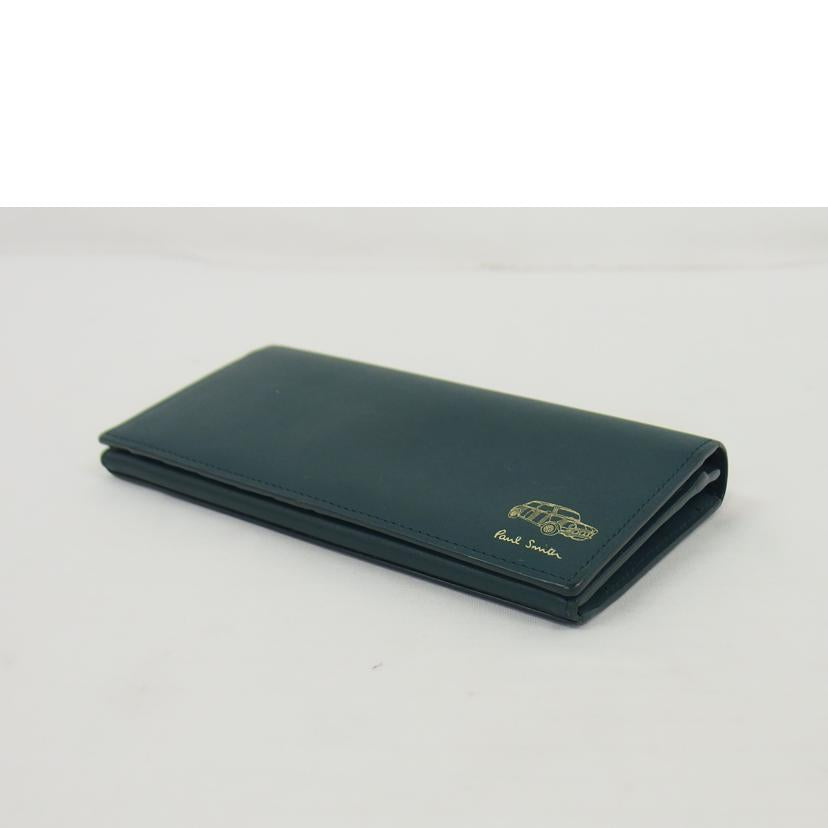 Paul Smith ポールスミス/インセットストライプ/二つ折り長財布/グリーン//ABランク/04
