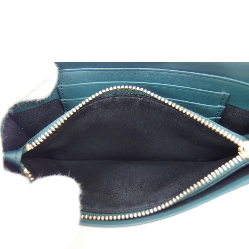 Paul Smith ポールスミス/インセットストライプ/二つ折り長財布/グリーン//ABランク/04