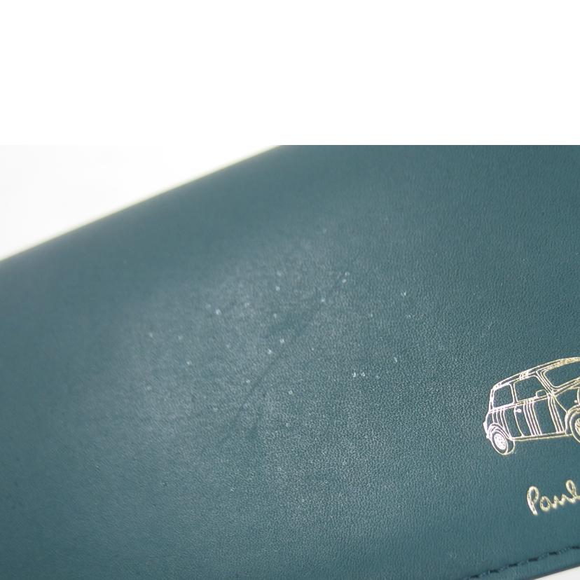 Paul Smith ポールスミス/インセットストライプ/二つ折り長財布/グリーン//ABランク/04