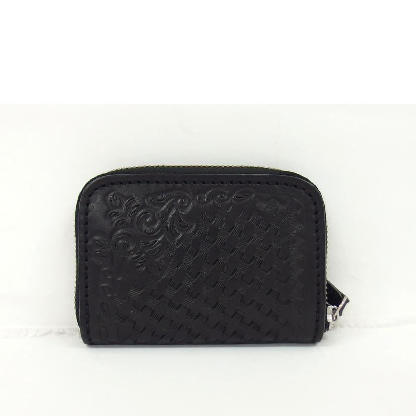 SAAD サード/カービング/コンパクトウォレット/ブラック//Aランク/04