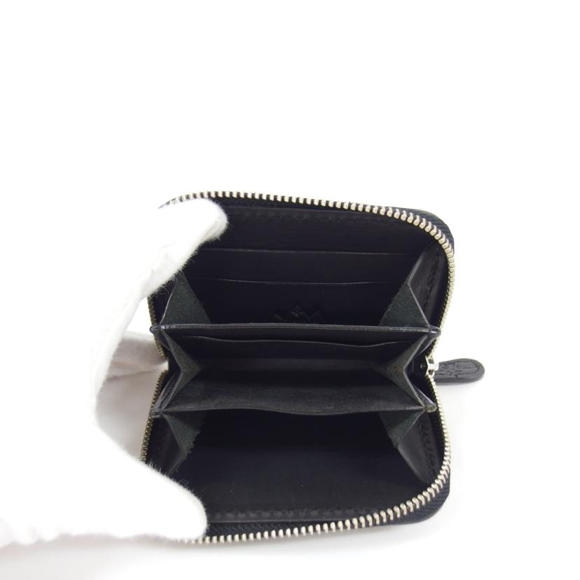 SAAD サード/カービング/コンパクトウォレット/ブラック//Aランク/04