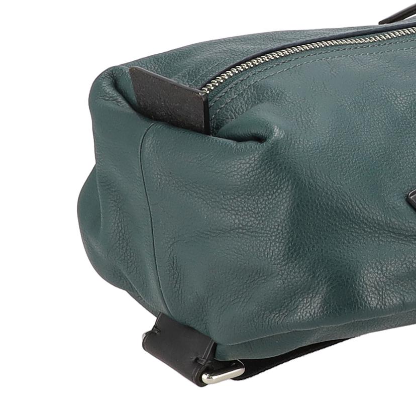 COACH コーチ/トンプソンレザーボディバッグ/グリーン/70360//L11**/Bランク/06