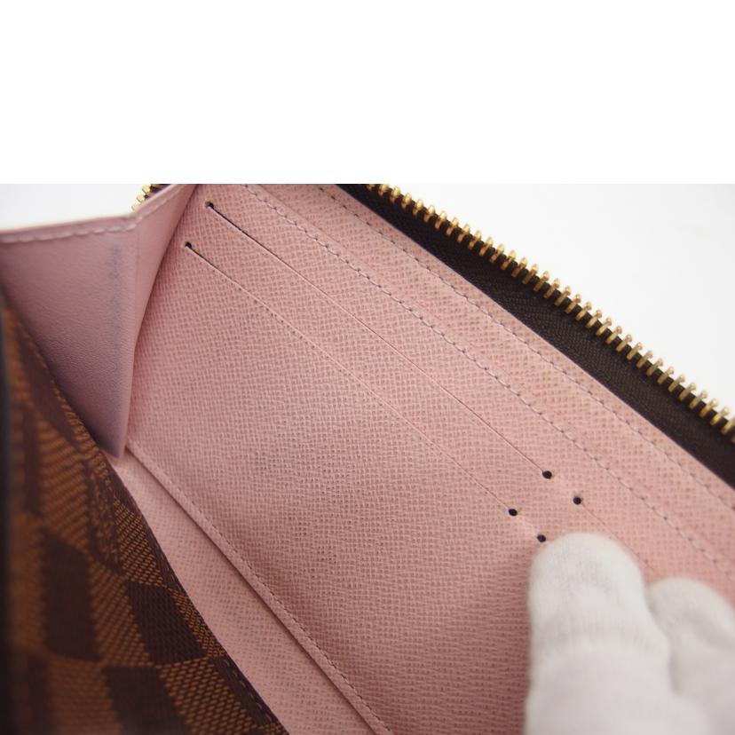 LV ルイ・ヴィトン/ポルトフォイユ・クレマンス/ダミエ/エベヌ/ローズバレリーヌ/N41626//SF4***/ABランク/04