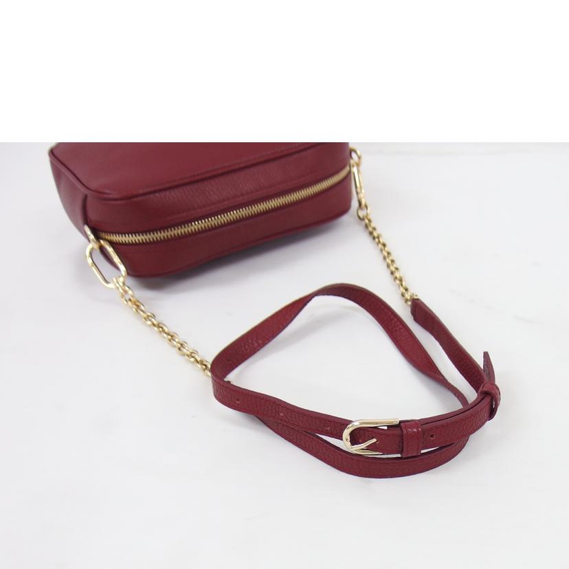 FURLA フルラ/リアルミニ/チェーンショルダーバッグ/ワインレッド/WB00243//Aランク/04