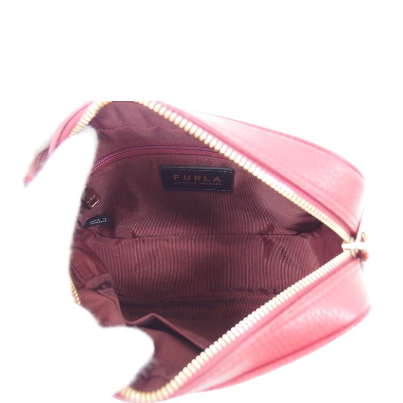 FURLA フルラ/リアルミニ/チェーンショルダーバッグ/ワインレッド/WB00243//Aランク/04