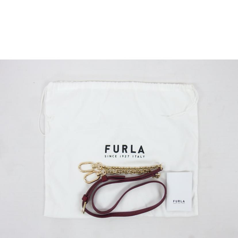 FURLA フルラ/リアルミニ/チェーンショルダーバッグ/ワインレッド/WB00243//Aランク/04