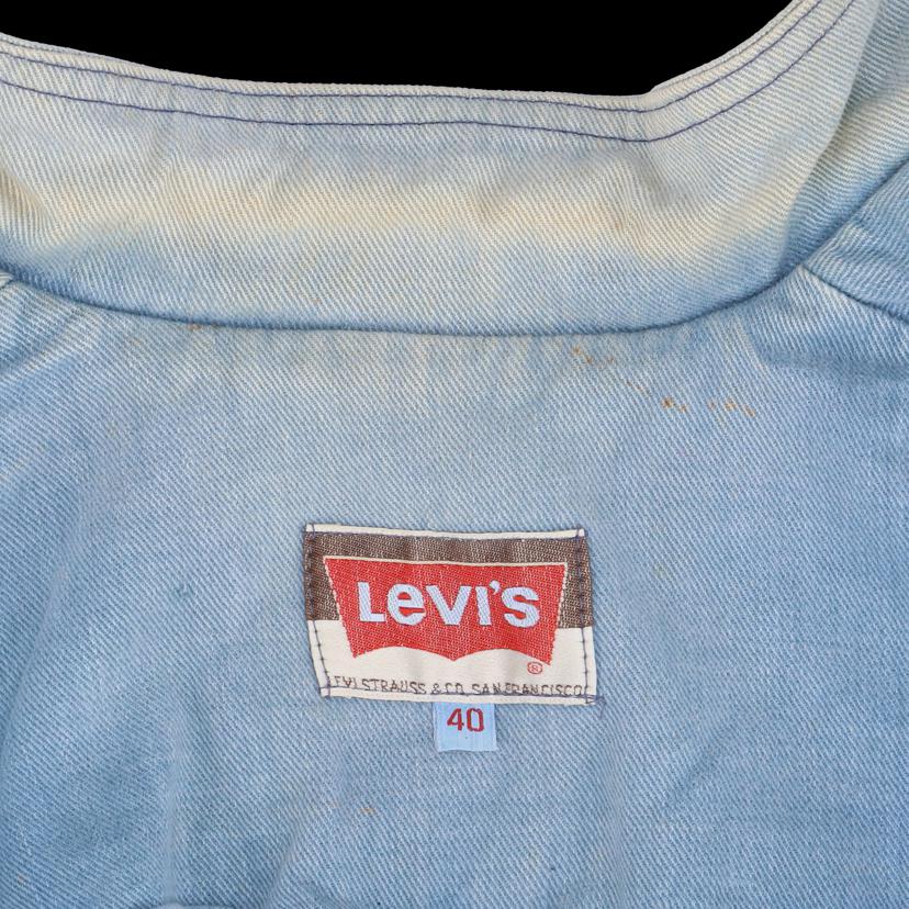 Levi’s Levis/70’s/デニムテーラードジャケット/USA製/ヴィンテージ/アイスブルー//ABランク/82