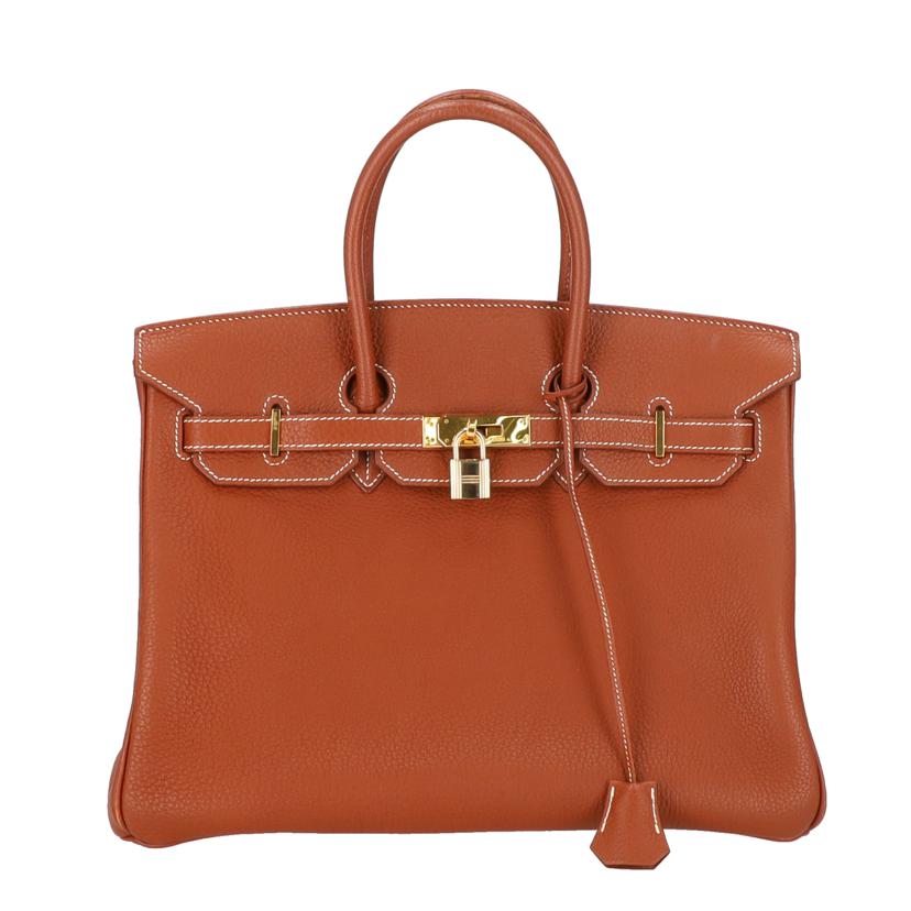 HERMES エルメス/バーキン35/トゴ/ゴールド/G金具//R□E/ABランク/93