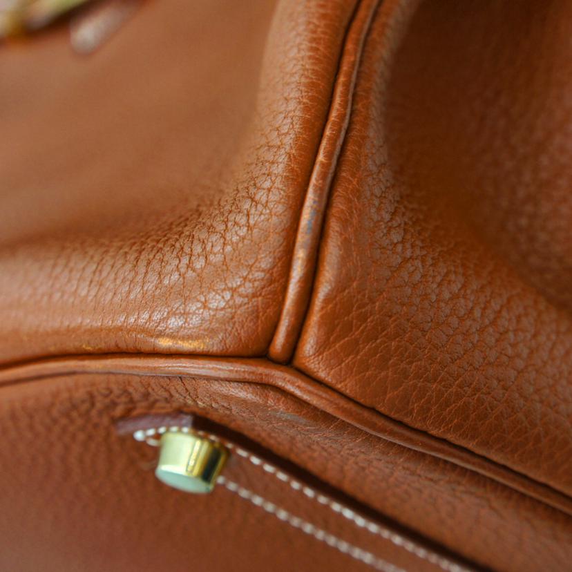 HERMES エルメス/バーキン35/トゴ/ゴールド/G金具//R□E/ABランク/93