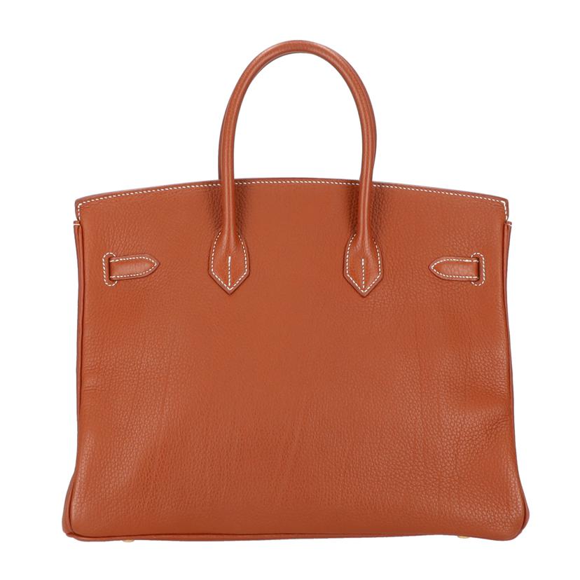 HERMES エルメス/バーキン35/トゴ/ゴールド/G金具//R□E/ABランク/93