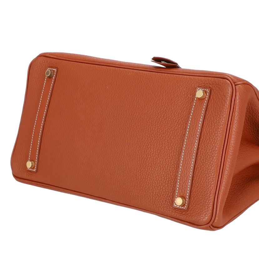 HERMES エルメス/バーキン35/トゴ/ゴールド/G金具//R□E/ABランク/93