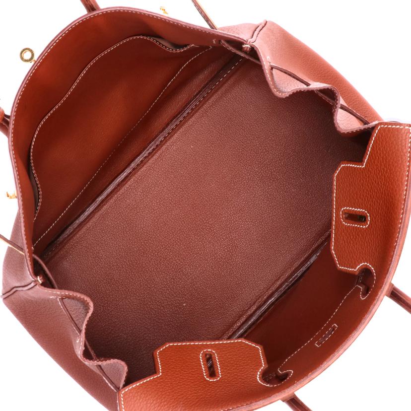 HERMES エルメス/バーキン35/トゴ/ゴールド/G金具//R□E/ABランク/93