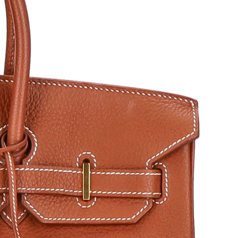 HERMES エルメス/バーキン35/トゴ/ゴールド/G金具//R□E/ABランク/93