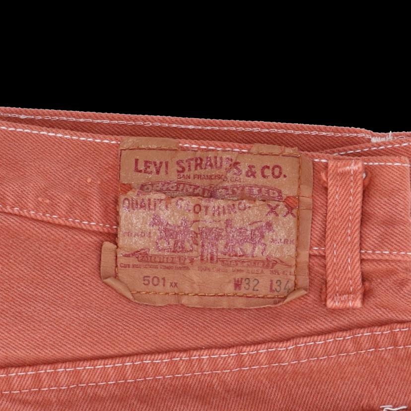 Levis リーバイス/90’s/501/USA製ヴィンテージ/裏ボタン555/ブラウン//ABランク/82