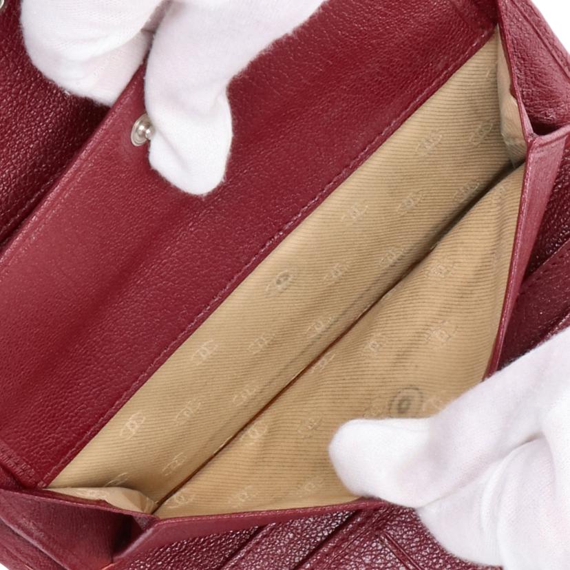 CHANEL シャネル/ゴートスキン・三つ折り長財布//116*****/Aランク/78