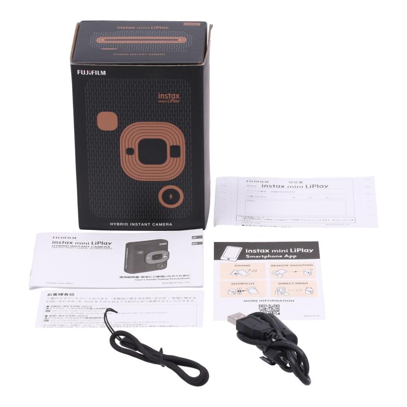 FUJIFILM 富士フイルム /インスタントカメラ/ハイブリッドチェキ/instax mini LiPlay//0W102552/ABランク/05