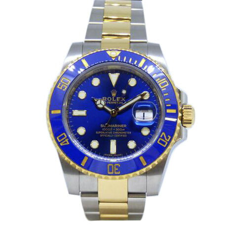 ROLEX ロレックス/サブマリーナデイト/コンビ/青文字盤/116613LB//F86*****/ABランク/64