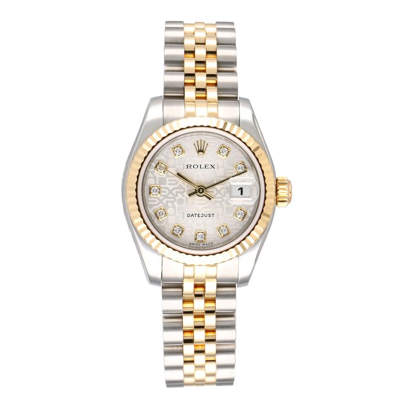 ROLEX ロレックス/デイトジャスト10Pコンピュータ/YG×SS/レディース/自動巻/179173G//F60**********/Aランク/75