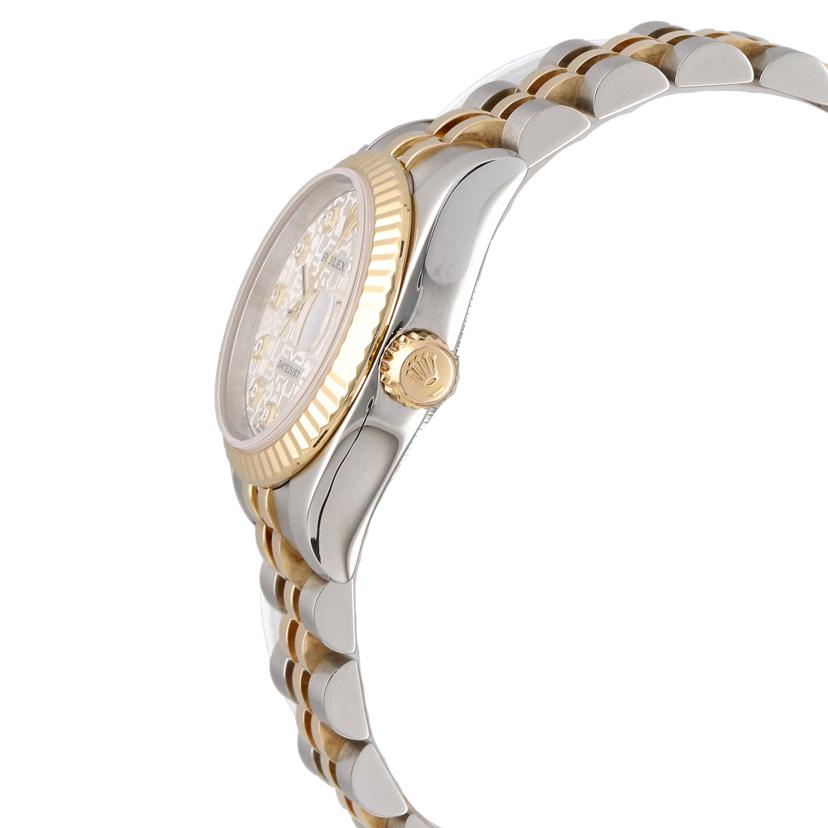 ROLEX ロレックス/デイトジャスト10Pコンピュータ/YG×SS/レディース/自動巻/179173G//F60**********/Aランク/75