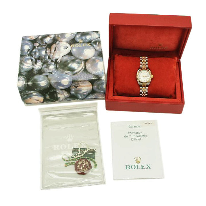 ROLEX ロレックス/デイトジャスト10Pコンピュータ/YG×SS/レディース/自動巻/179173G//F60**********/Aランク/75