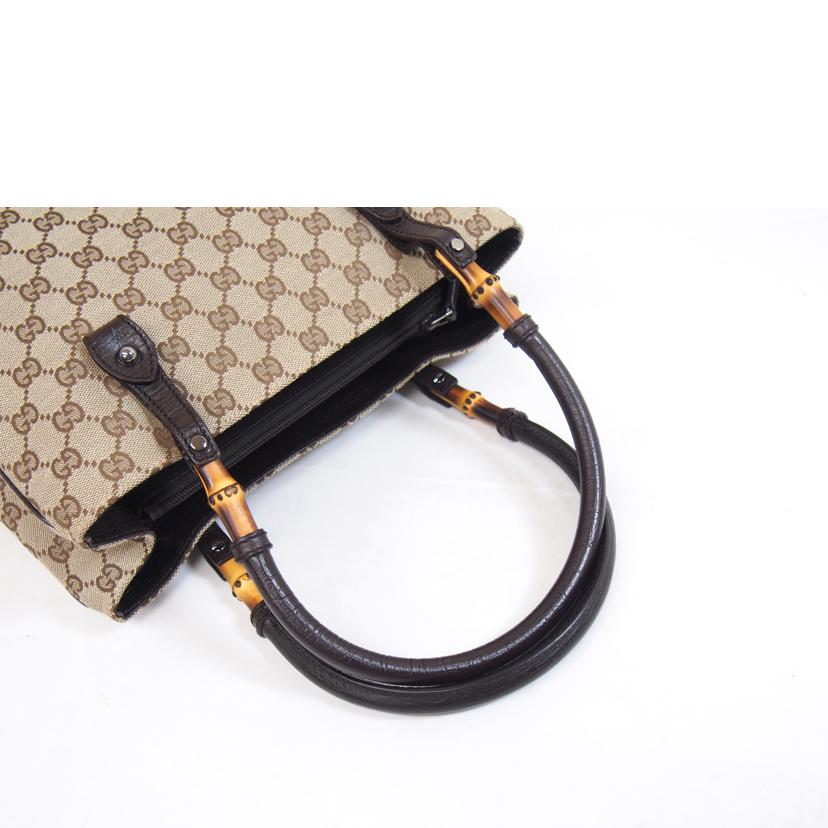 GUCCI グッチ/GGキャンバスバンブーバッグ/112526//344*/Aランク/71