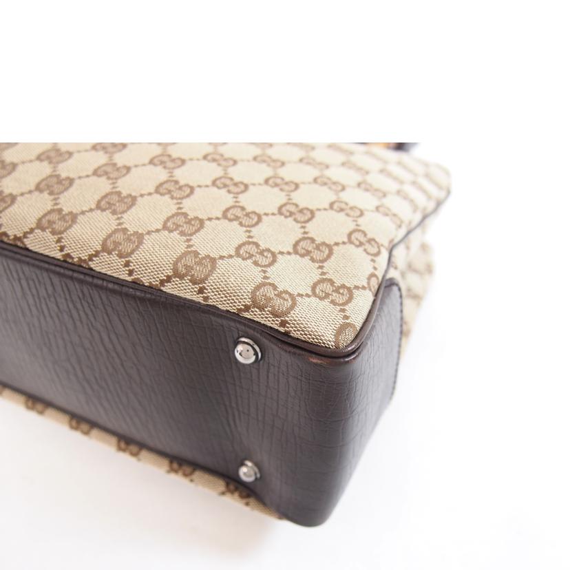 GUCCI グッチ/GGキャンバスバンブーバッグ/112526//344*/Aランク/71