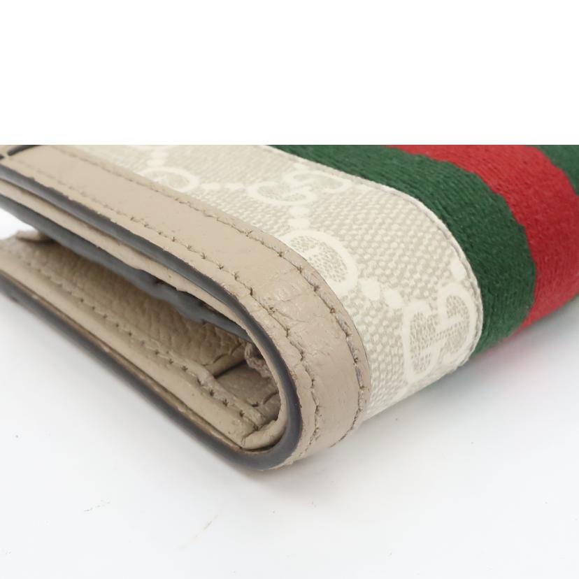 GUCCI グッチ/GGスプリーム オフィディア 二つ折り財布/523155//ABランク/65