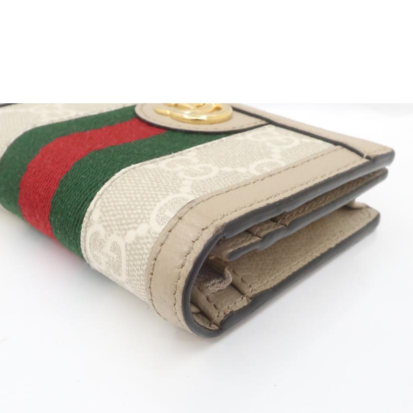 GUCCI グッチ/GGスプリーム オフィディア 二つ折り財布/523155//ABランク/65