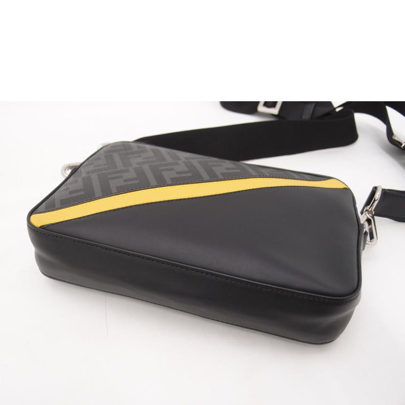 FENDI フェンディ/ダイアゴナルカメラショルダー/ブラック/7M0286//Aランク/69