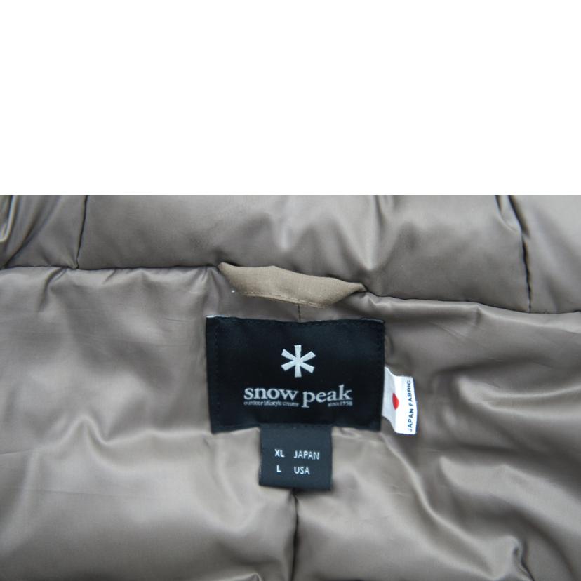 snow peak スノーピーク/snow peak/ダウンジャケット/JK-18AU001//ABランク/21