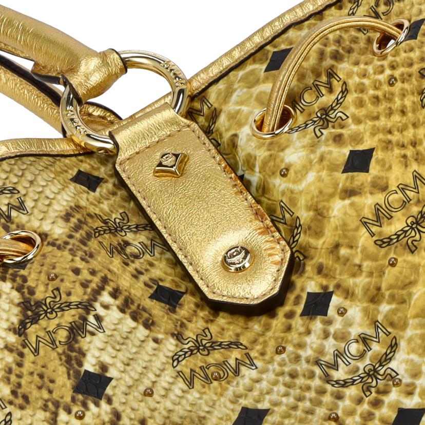 MCM エムシーエム/HAUS 2WAYトートバッグ/ポーチ付き/MWD35VG02YW001//ABランク/91