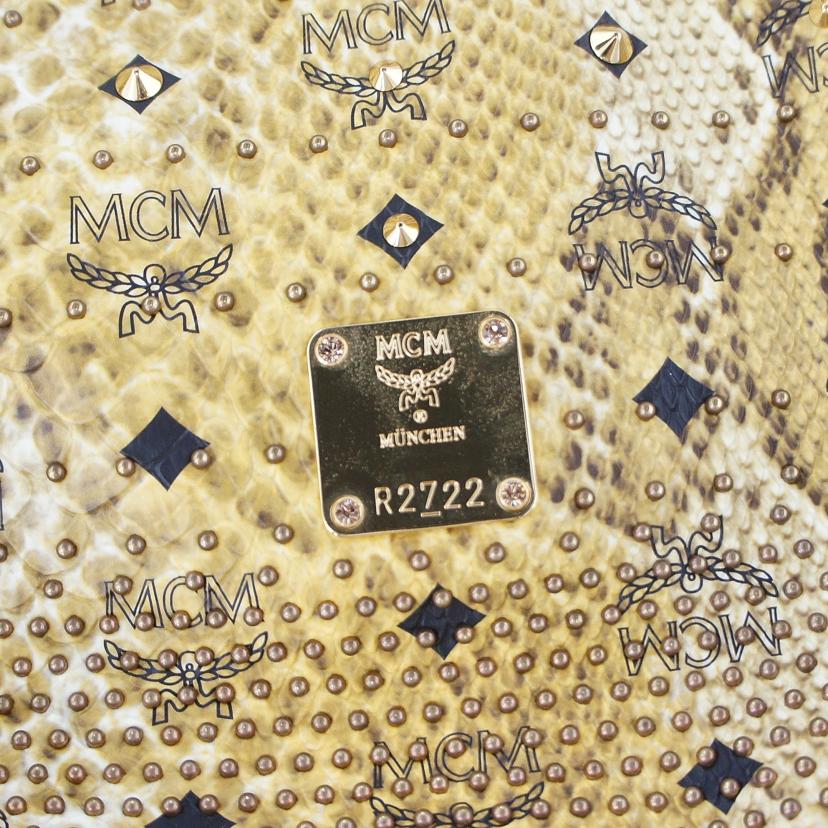 MCM エムシーエム/HAUS 2WAYトートバッグ/ポーチ付き/MWD35VG02YW001//ABランク/91