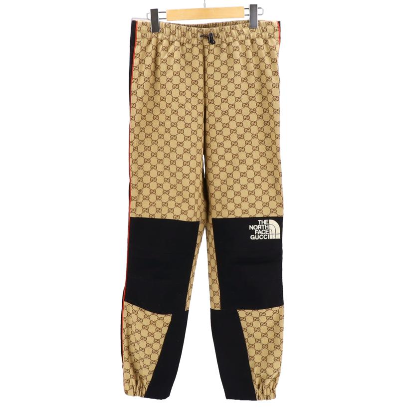 GUCCI×THE NORTH FACE グッチ×ノースフェイス/GUCCI×THE NORTH FACE GGジャガード ジョグパンツ/671191//ABランク/78