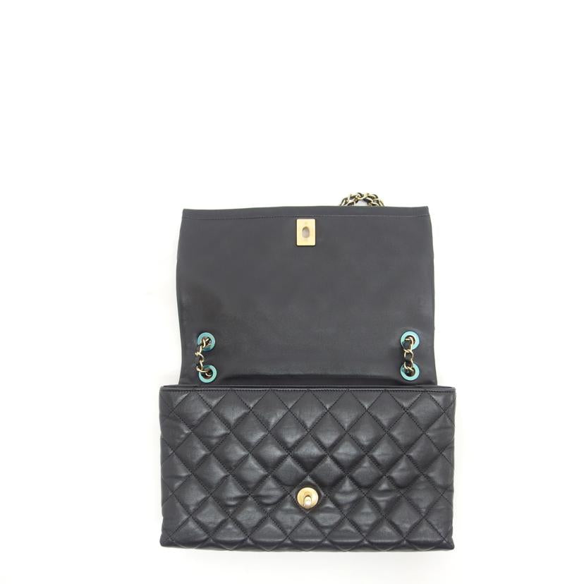 CHANEL シャネル/マトラッセマドモアゼルチェーンショルダー/ブラック//183*****/ABランク/04