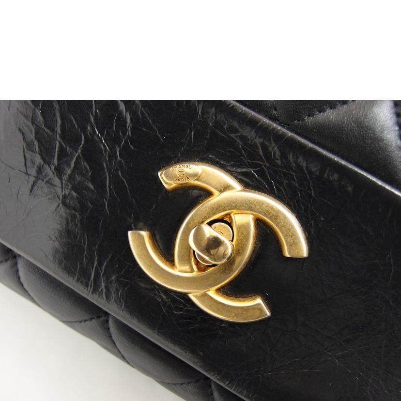CHANEL シャネル/マトラッセマドモアゼルチェーンショルダー/ブラック//183*****/ABランク/04