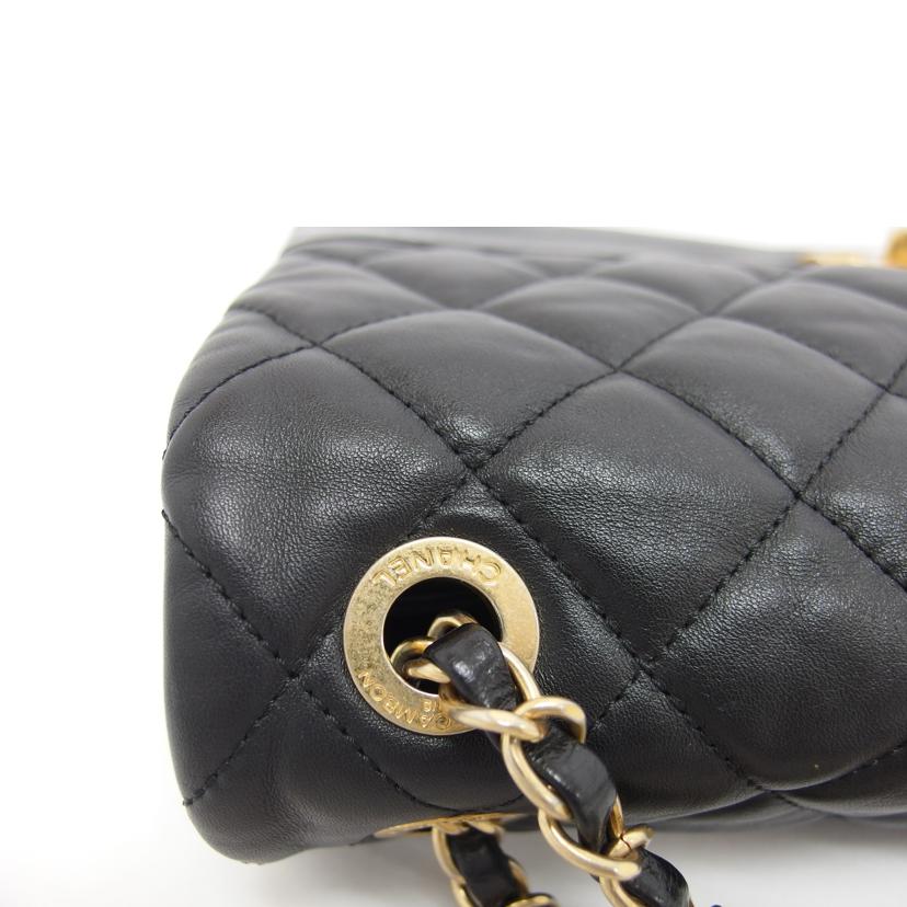 CHANEL シャネル/マトラッセマドモアゼルチェーンショルダー/ブラック//183*****/ABランク/04