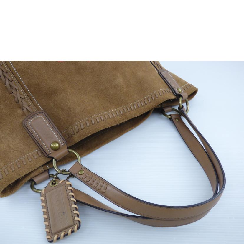 COACH コーチ/スエードトートバッグ/19024//K11**/Bランク/64