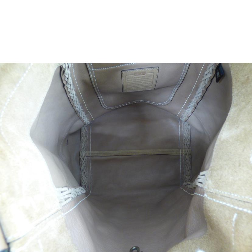 COACH コーチ/スエードトートバッグ/19024//K11**/Bランク/64