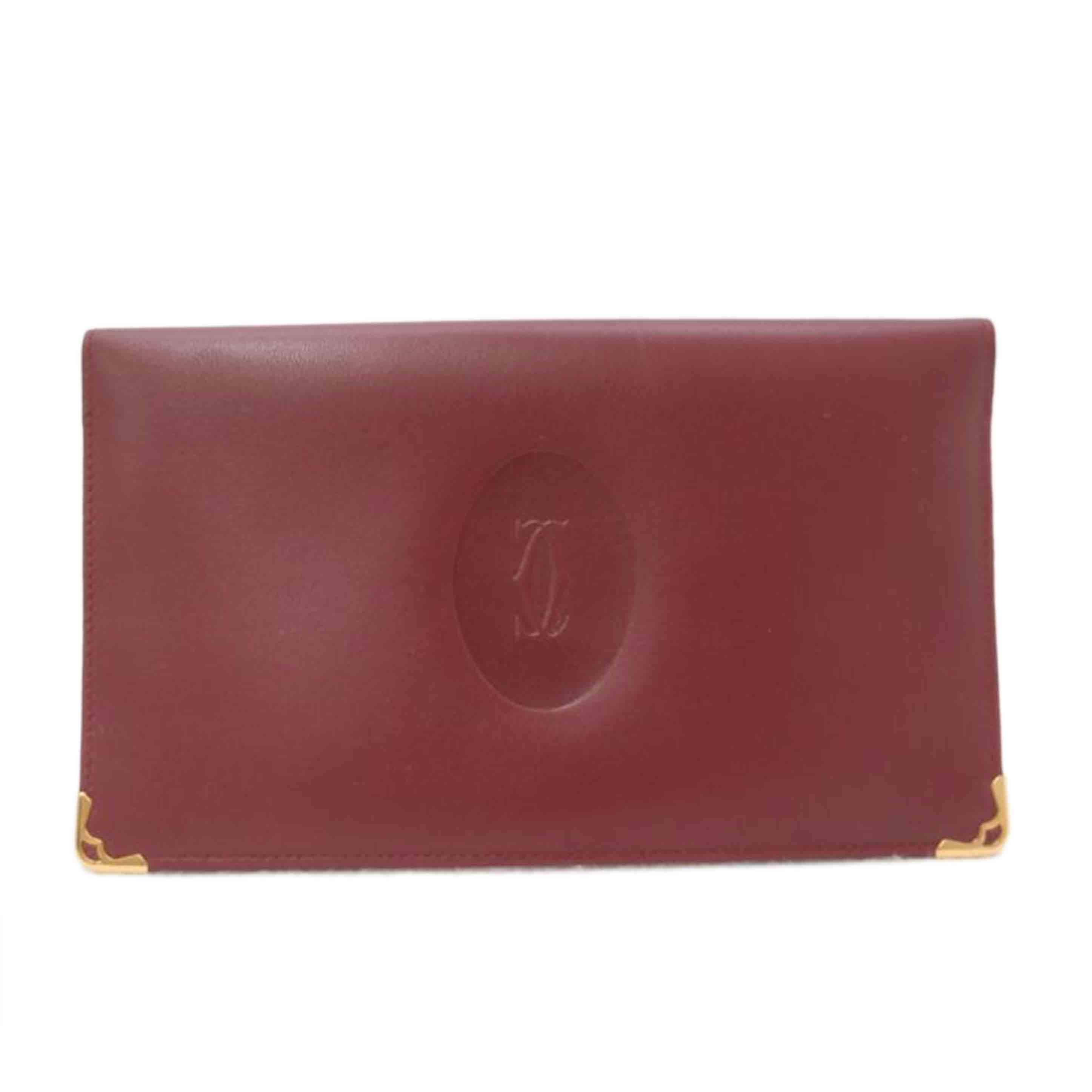 Cartier カルティエ 財布 メンズ /マスト二つ折り長札入れ/ボルドー//Aランク/69
