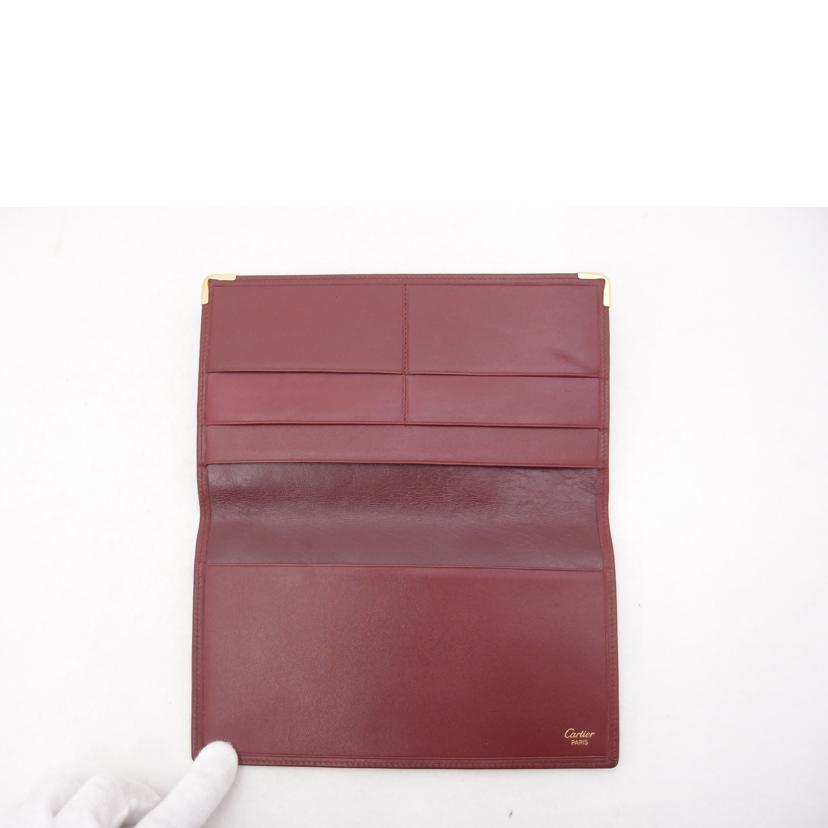 Cartier カルティエ 財布 メンズ /マスト二つ折り長札入れ/ボルドー//Aランク/69