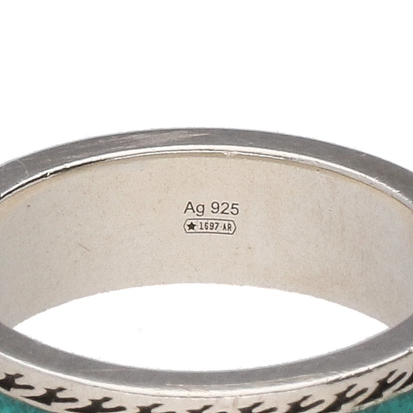 GUCCI グッチ/インターロッキングG/ターコイズリング/17//1697AR/ABランク/91