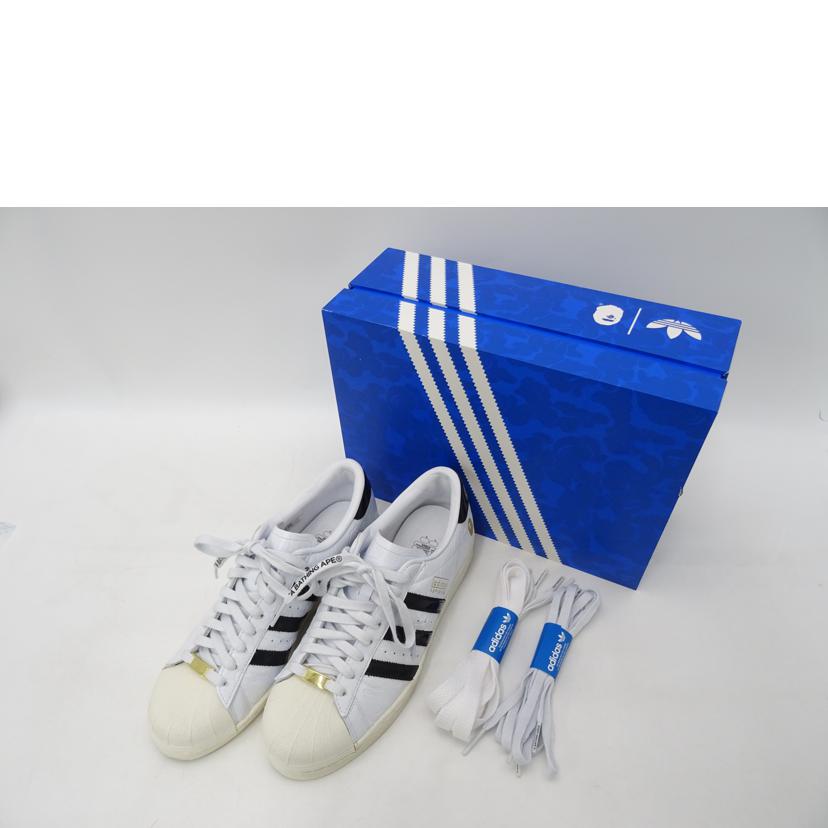 A BATHING APE×adidas アベイシングエイプ×アディダス/SSTR V BAPE/JR2701//Aランク/69