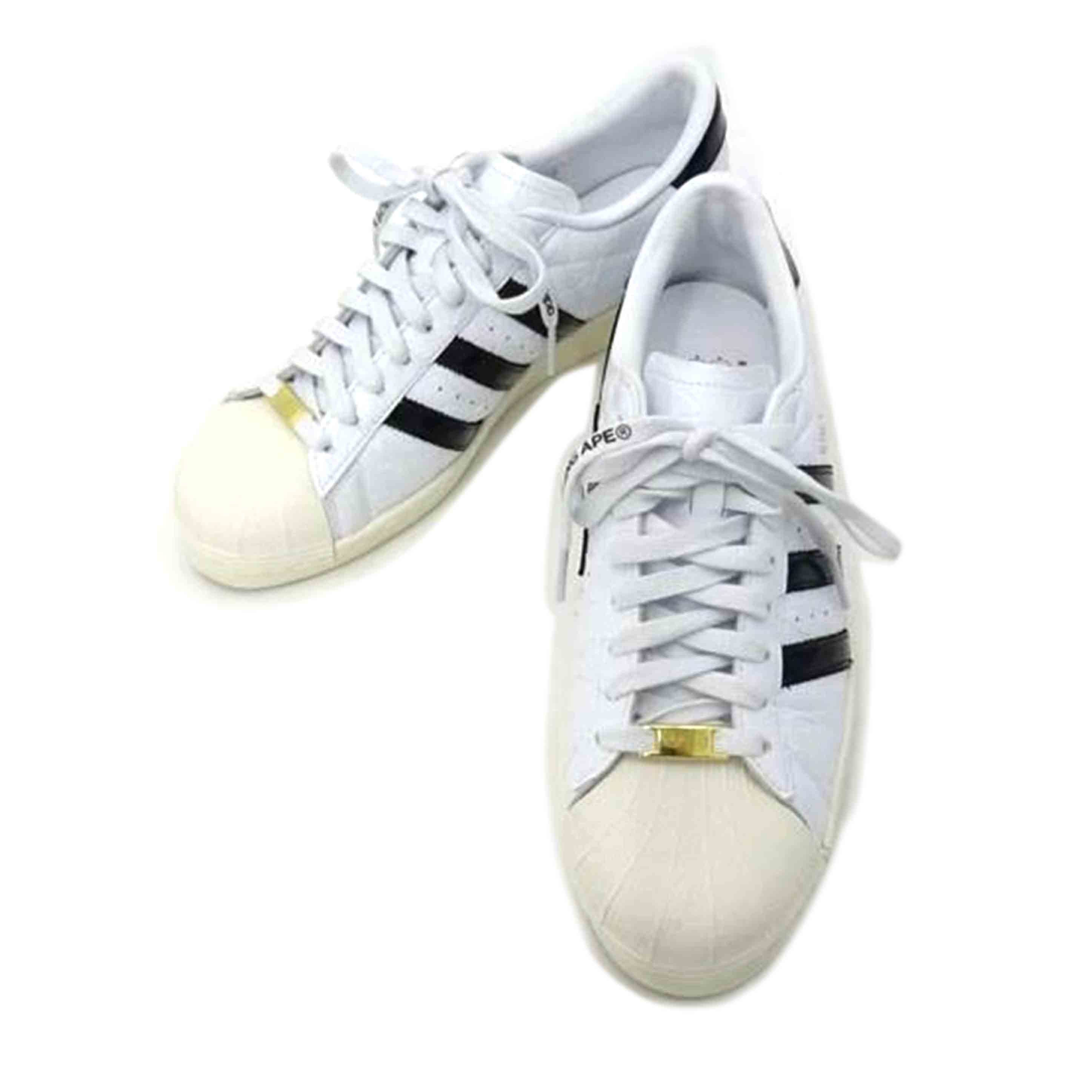 A BATHING APE×adidas アベイシングエイプ×アディダス/SSTR V BAPE/JR2701//Aランク/69